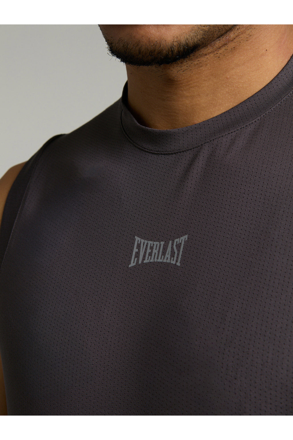 Everlast Maiou de antrenament cu decolteu la baza gatului si imprimeu cu logo