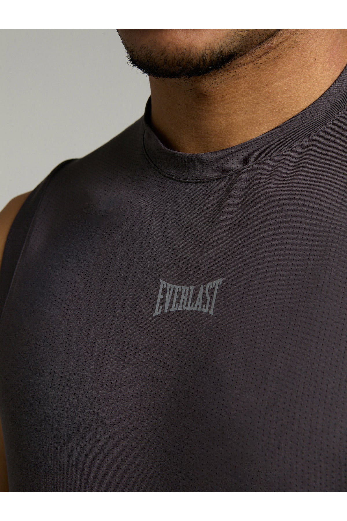 Everlast Maiou de antrenament cu decolteu la baza gatului si imprimeu cu logo