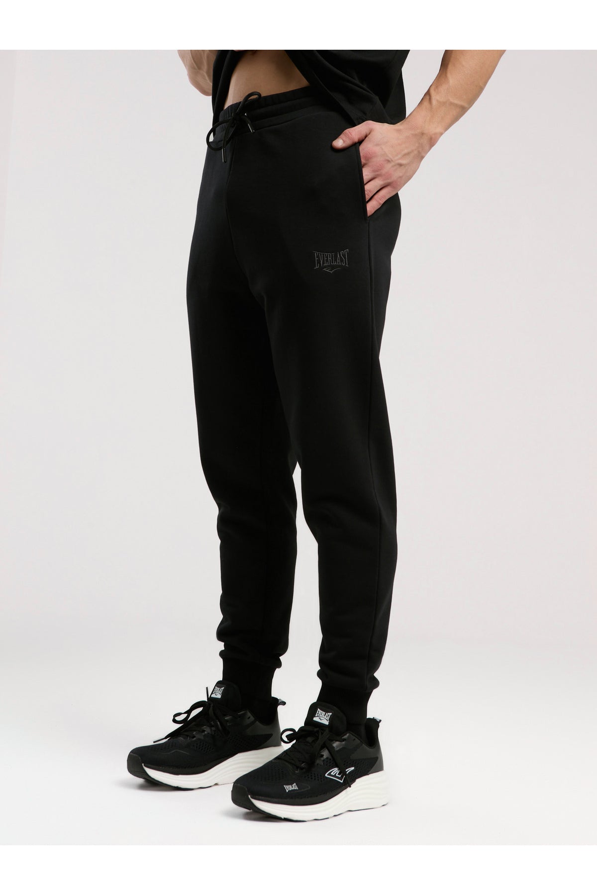 Everlast Pantaloni lungi cu buzunare si elastic cu snur in talie