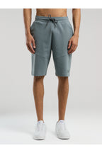 Everlast Pantaloni scurti cu talie elastica si snur, buzunare laterale si logo discret