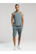 Everlast Pantaloni scurti cu talie elastica si snur, buzunare laterale si logo discret