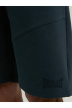 Everlast Pantaloni scurti cu talie elastica si snur, buzunare laterale si logo discret