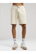 Everlast Pantaloni scurti cu talie elastica si snur, buzunare laterale si logo discret