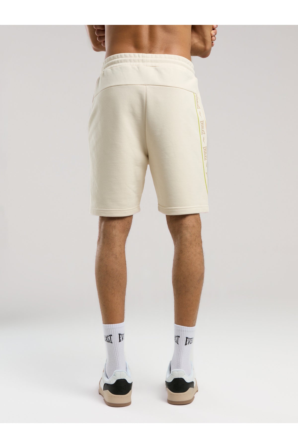 Everlast Pantaloni scurti cu talie elastica si snur, buzunare laterale si logo discret
