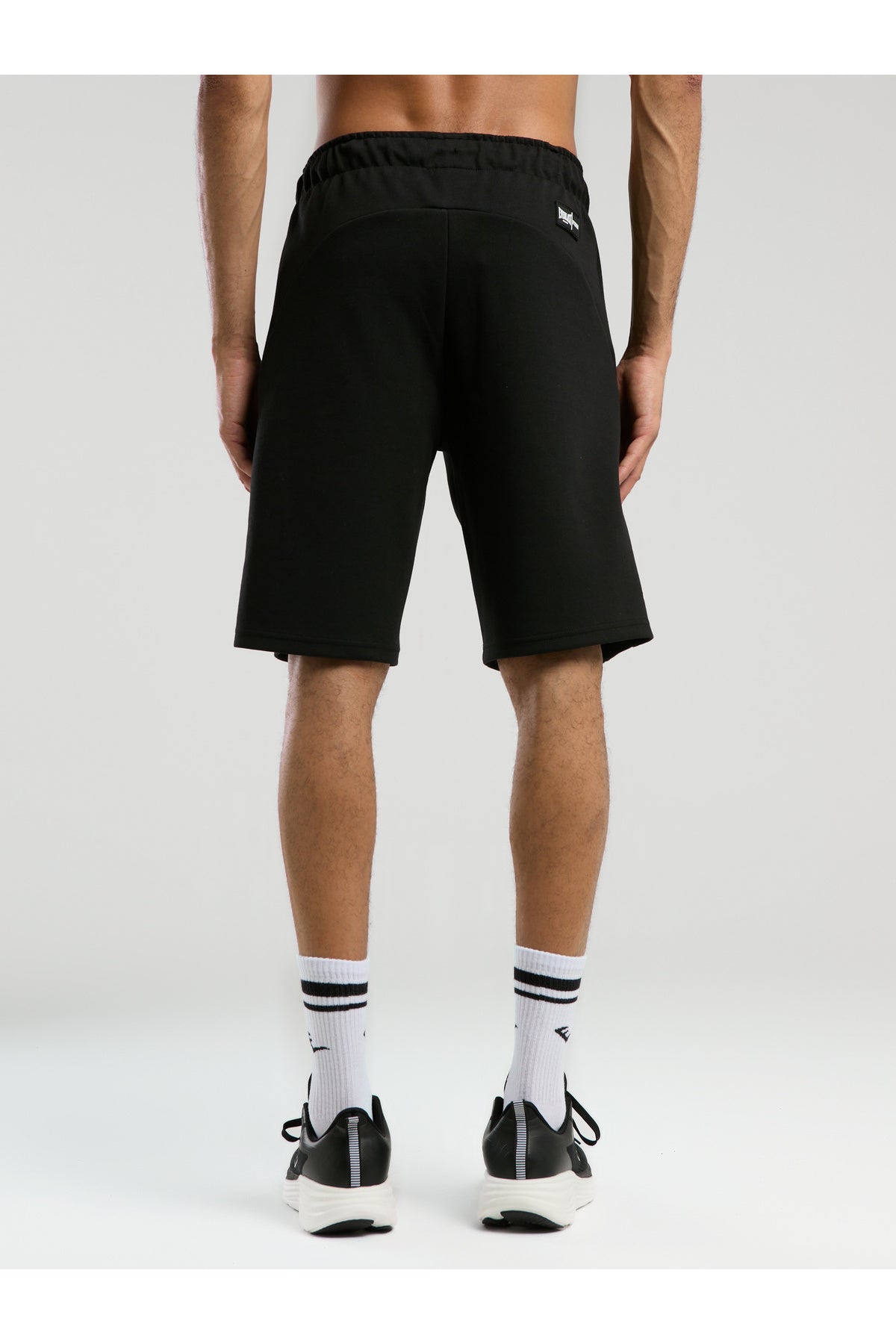 Everlast Pantaloni scurti cu talie elastica si snur, buzunare laterale si logo discret