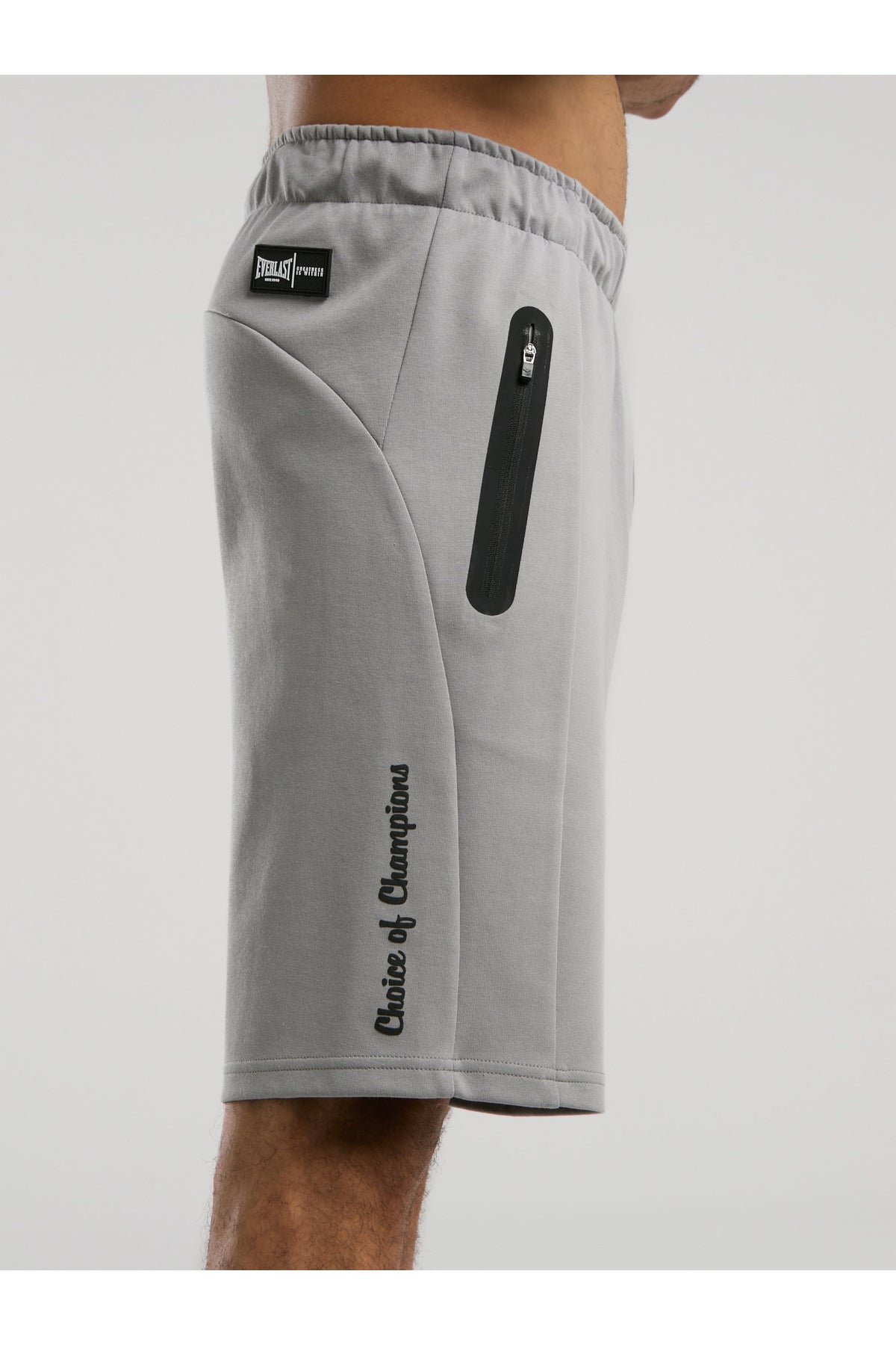 Everlast Pantaloni scurti cu talie elastica si snur, buzunare laterale si logo discret