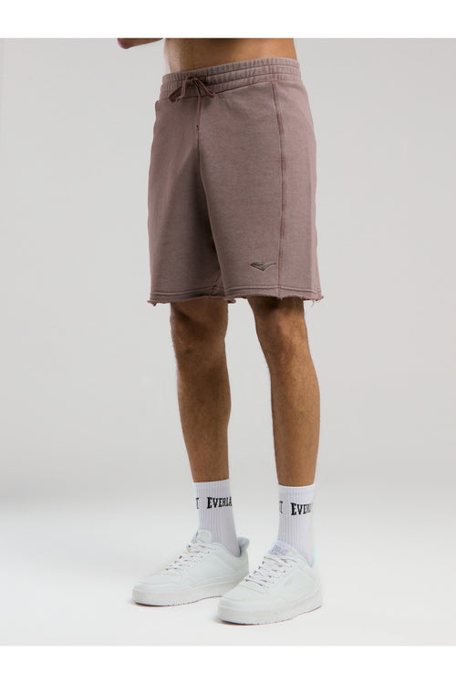 Everlast Pantaloni scurti cu talie elastica si snur, buzunare laterale si logo discret