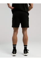 Everlast Pantaloni scurti cu talie elastica si snur, buzunare laterale si logo discret