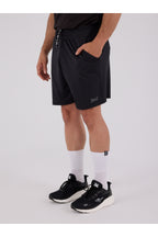 Everlast Pantaloni scurti cu talie elastica si snur, buzunare laterale si logo discret