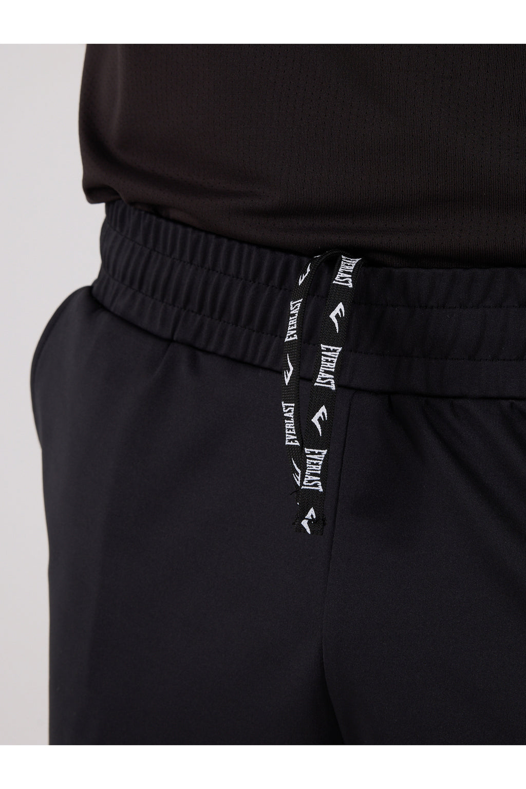 Everlast Pantaloni scurti cu talie elastica si snur, buzunare laterale si logo discret