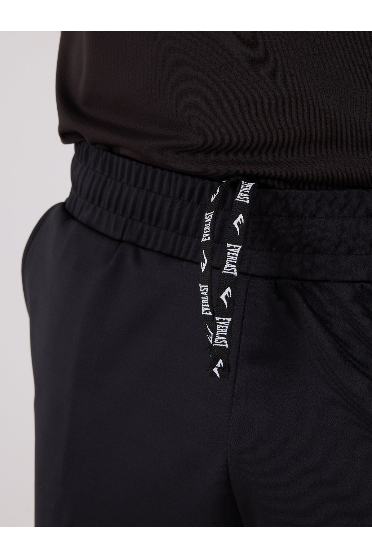 Everlast Pantaloni scurti cu talie elastica si snur, buzunare laterale si logo discret