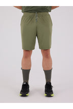 Everlast Pantaloni scurti cu talie elastica si snur, buzunare laterale si logo discret