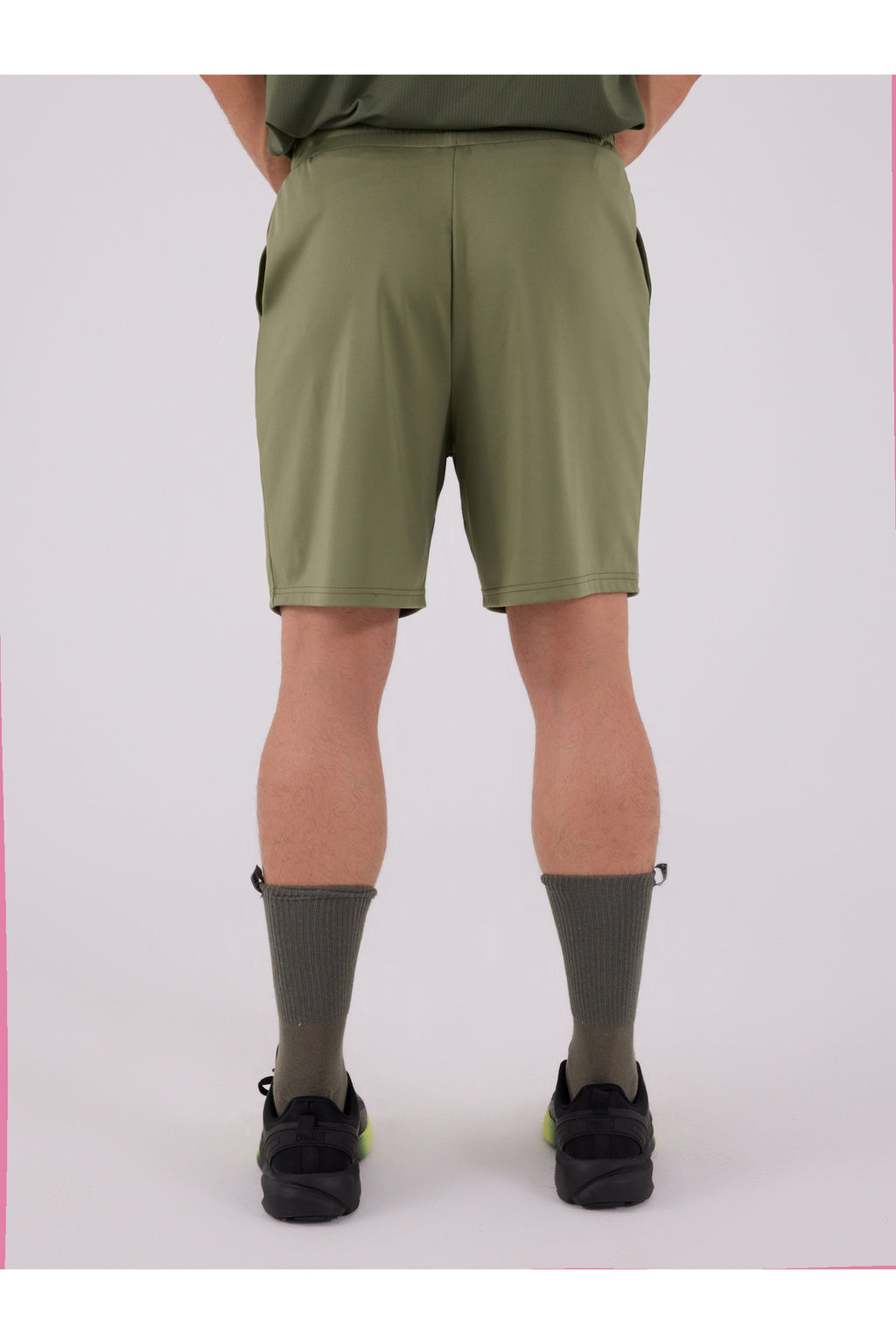 Everlast Pantaloni scurti cu talie elastica si snur, buzunare laterale si logo discret