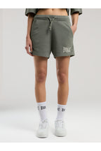 Everlast Pantaloni scurti cu talie inalta elastica si snur, buzunare laterale si logo discret