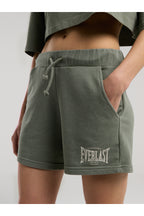 Everlast Pantaloni scurti cu talie inalta elastica si snur, buzunare laterale si logo discret