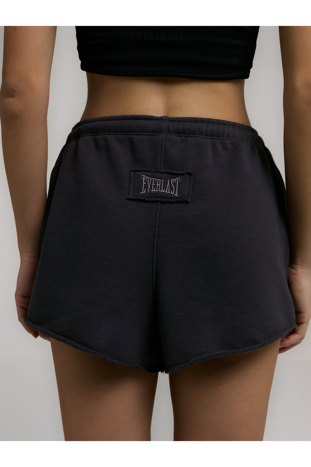 Everlast Pantaloni scurti cu talie inalta elastica si snur, buzunare laterale si logo discret