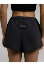 Everlast Pantaloni scurti cu talie inalta elastica si snur, buzunare laterale si logo discret