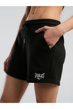 Everlast Pantaloni scurti cu talie inalta elastica si snur, buzunare laterale si logo discret