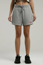 Everlast Pantaloni scurti cu talie inalta elastica si snur, buzunare laterale si logo discret