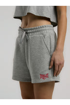 Everlast Pantaloni scurti cu talie inalta elastica si snur, buzunare laterale si logo discret
