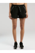 Everlast Pantaloni scurti cu talie inalta elastica si snur, buzunare laterale si logo discret