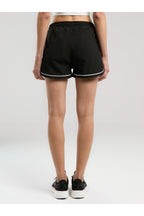 Everlast Pantaloni scurti cu talie inalta elastica si snur, buzunare laterale si logo discret