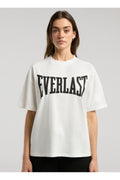 Everlast Tricou Oversized, decolteu la baza gatului si imprimeu cu logo