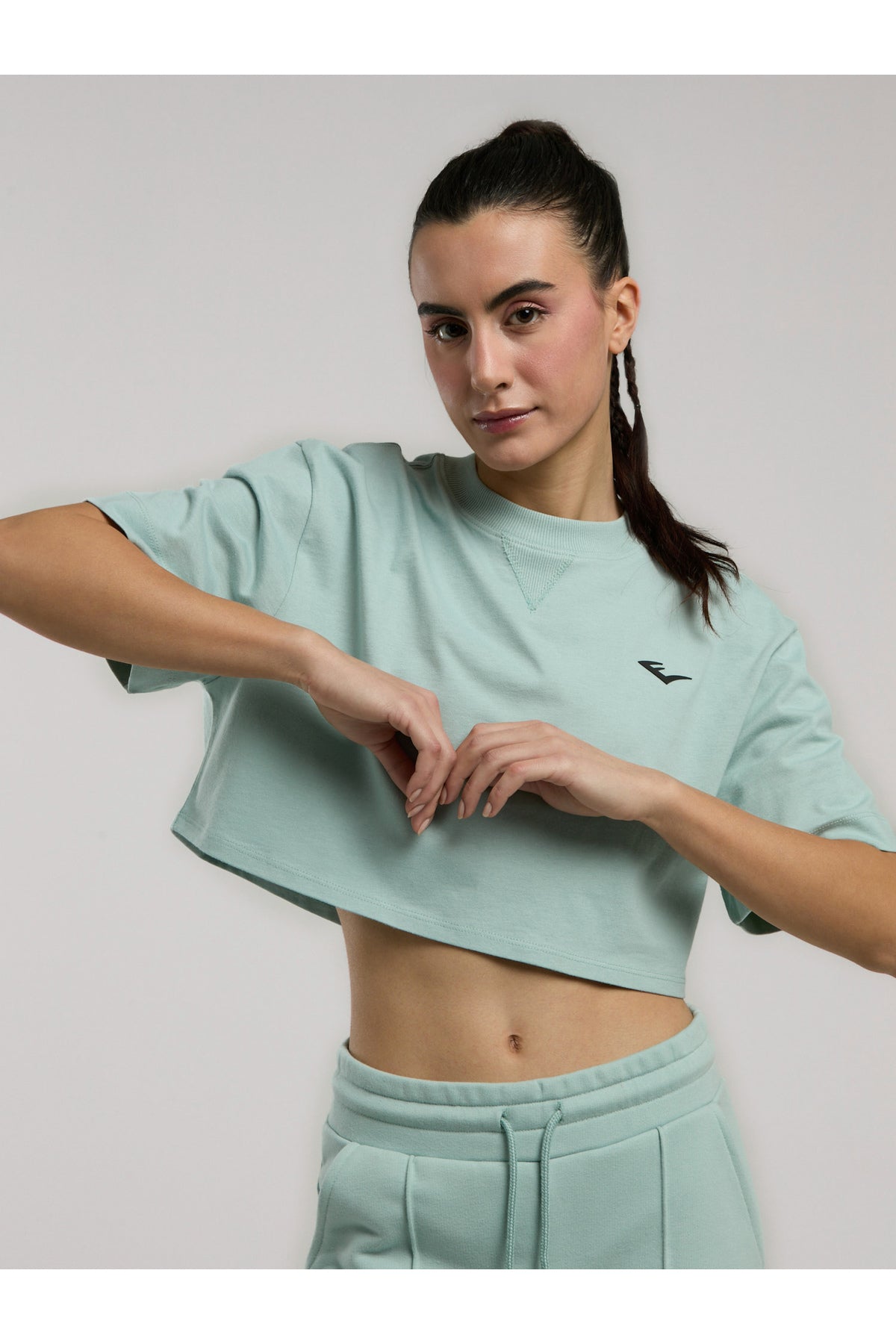 Everlast Tricou Comfort, decolteu la baza gatului si imprimeu cu logo