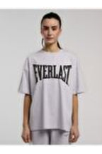 Everlast Tricou Oversized, decolteu la baza gatului si imprimeu cu logo