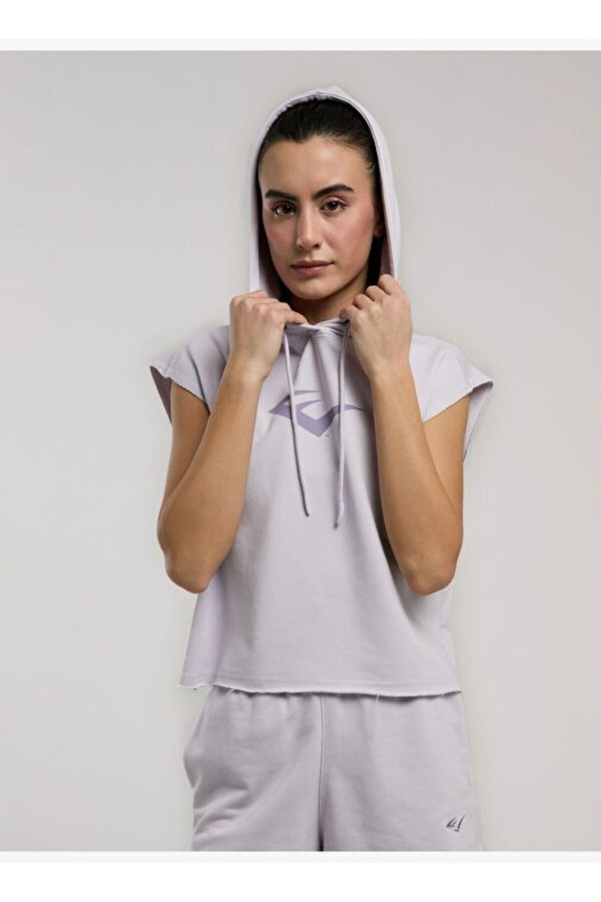 Everlast Tricou Oversized scurt, decolteu la baza gatului si imprimeu cu logo