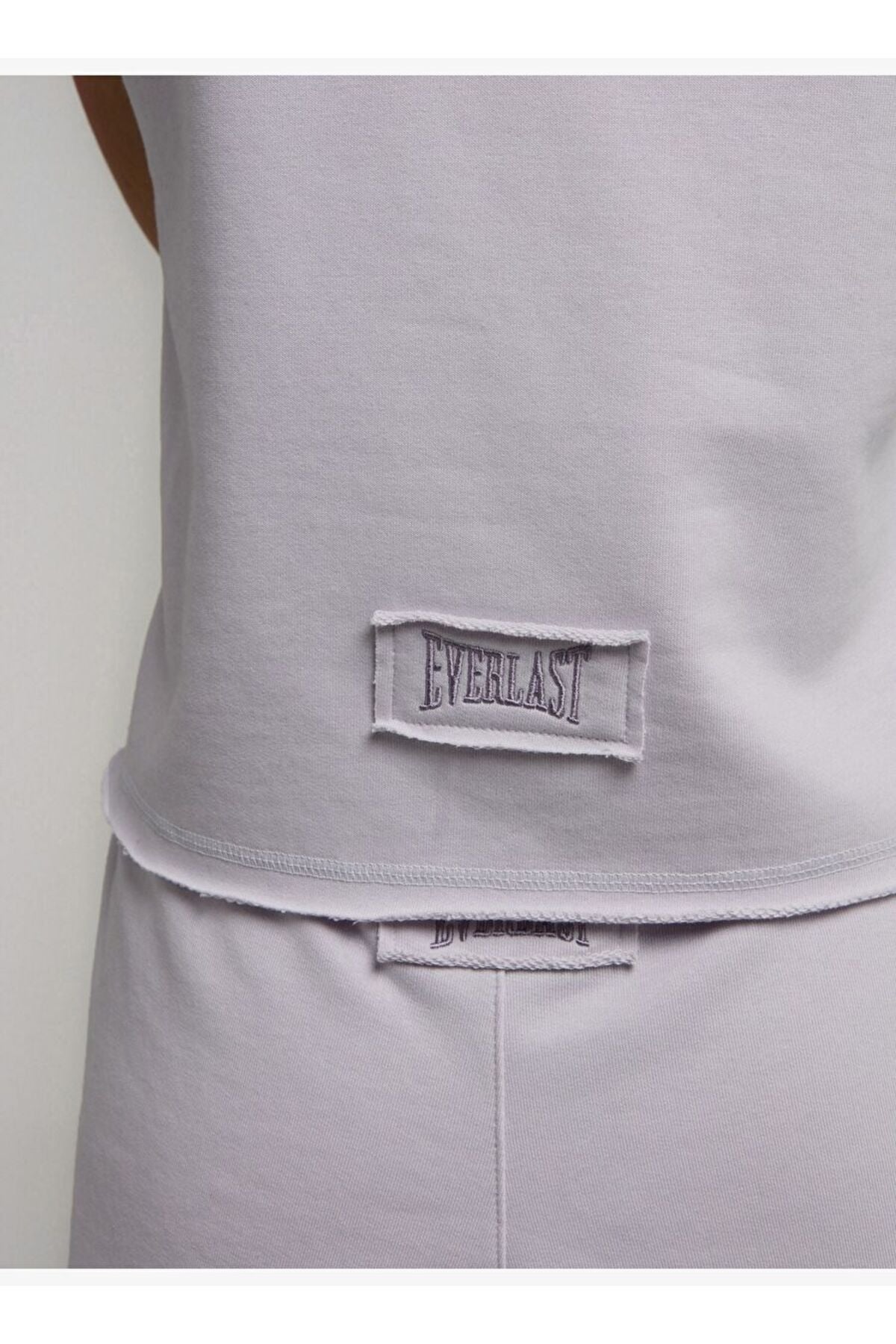 Everlast Tricou Oversized scurt, decolteu la baza gatului si imprimeu cu logo