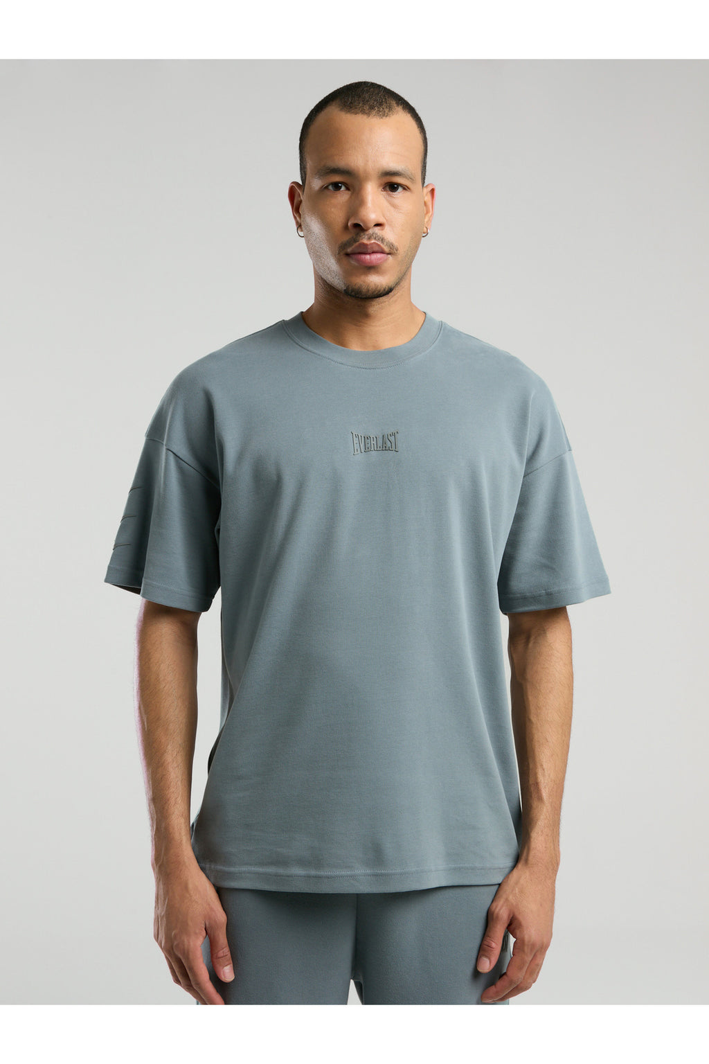 Everlast Tricou Oversized, decolteu la baza gatului si imprimeu cu logo
