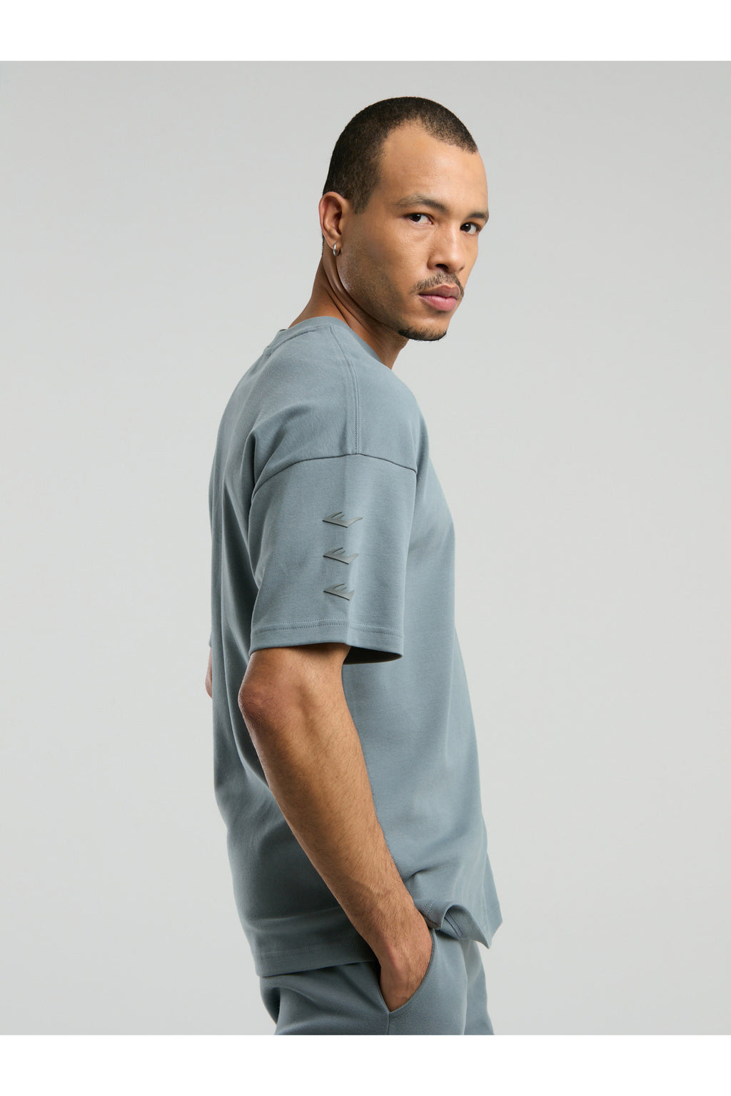 Everlast Tricou Oversized, decolteu la baza gatului si imprimeu cu logo