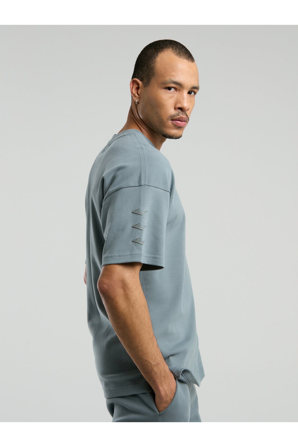 Everlast Tricou Oversized, decolteu la baza gatului si imprimeu cu logo