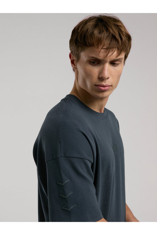 Everlast Tricou Oversized, decolteu la baza gatului si imprimeu cu logo