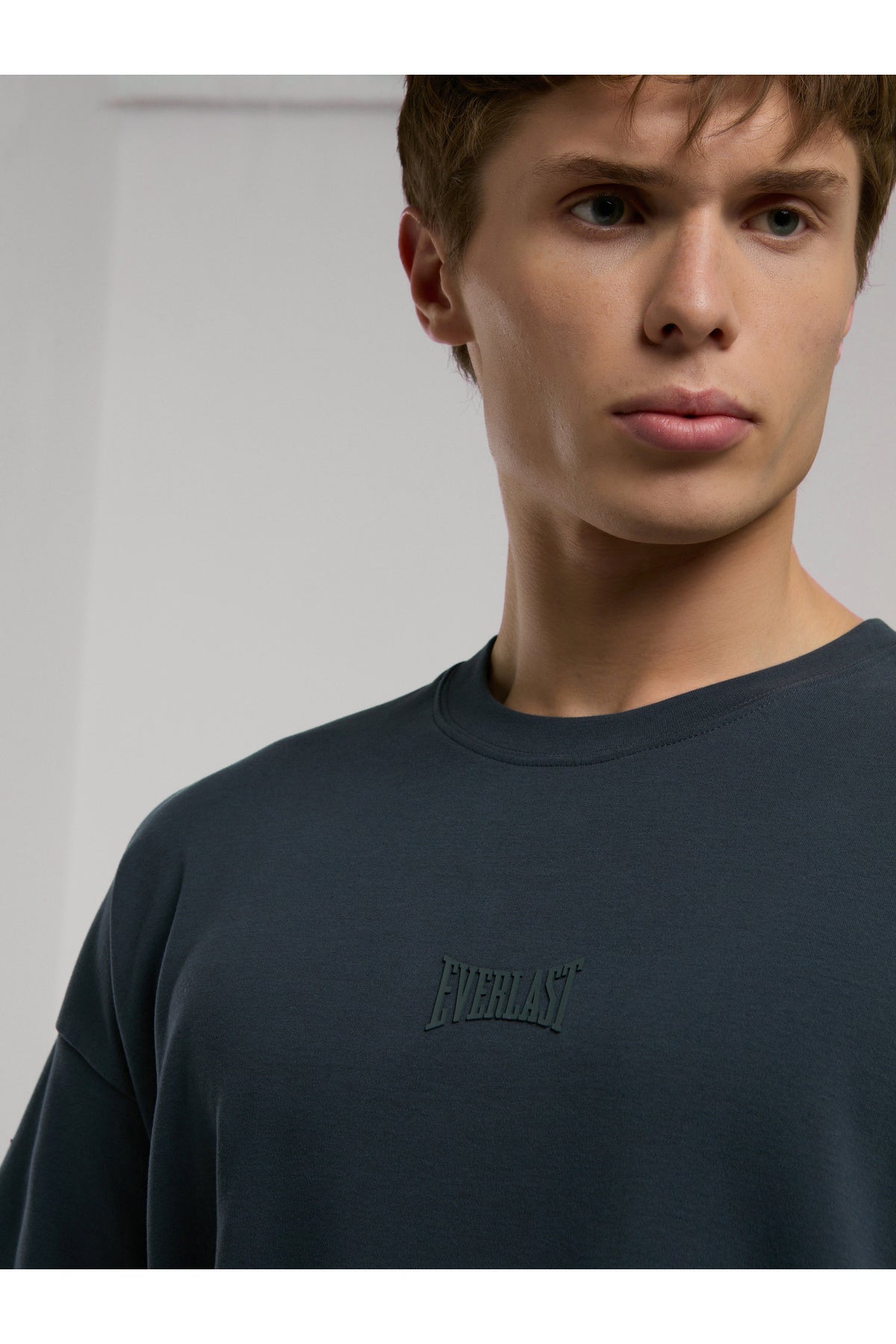 Everlast Tricou Oversized, decolteu la baza gatului si imprimeu cu logo