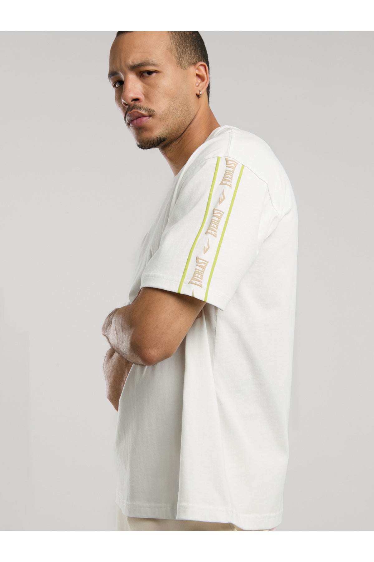 Everlast Tricou Oversized, decolteu la baza gatului si imprimeu cu logo