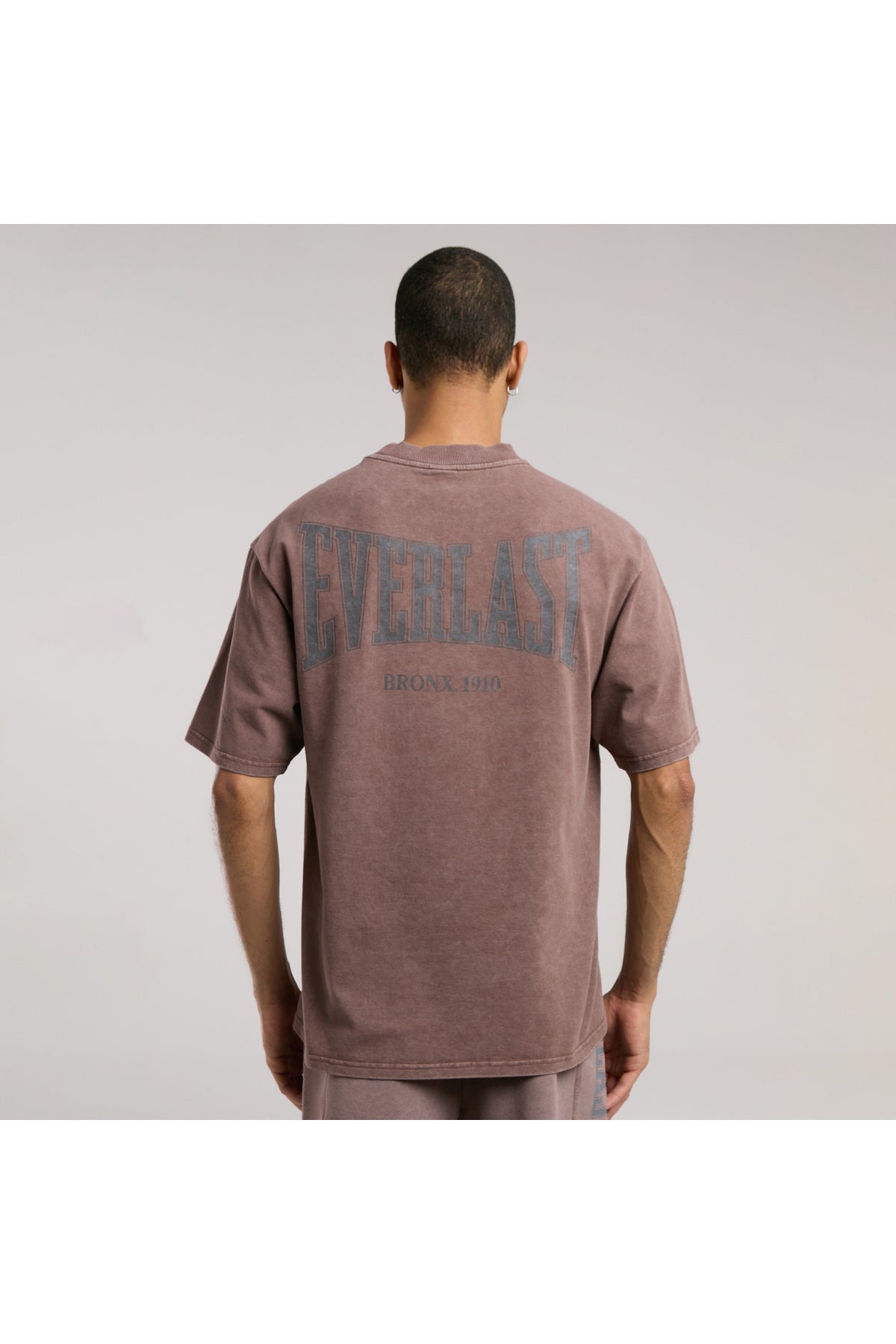 Everlast Tricou Oversized, decolteu la baza gatului si imprimeu cu logo