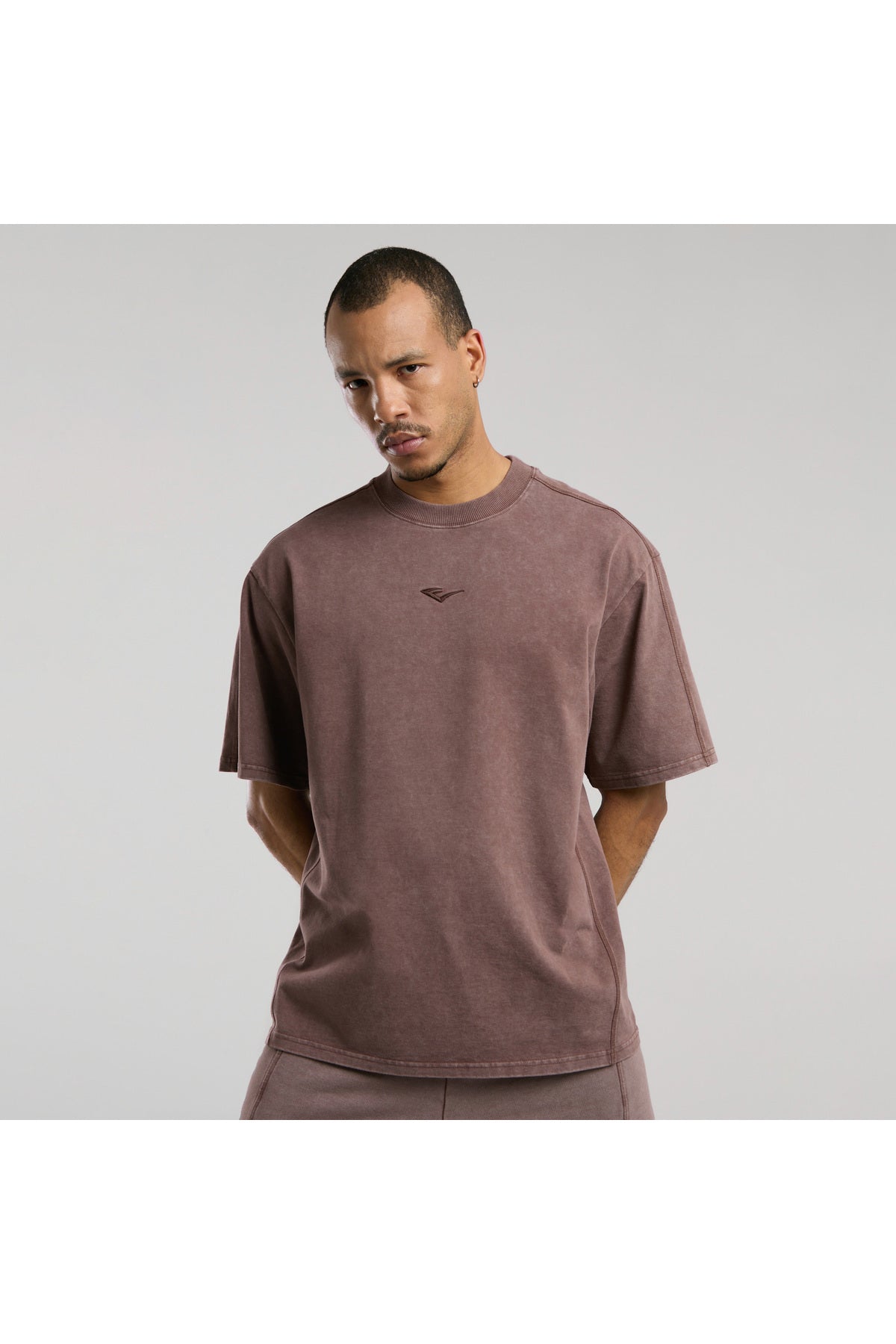 Everlast Tricou Oversized, decolteu la baza gatului si imprimeu cu logo