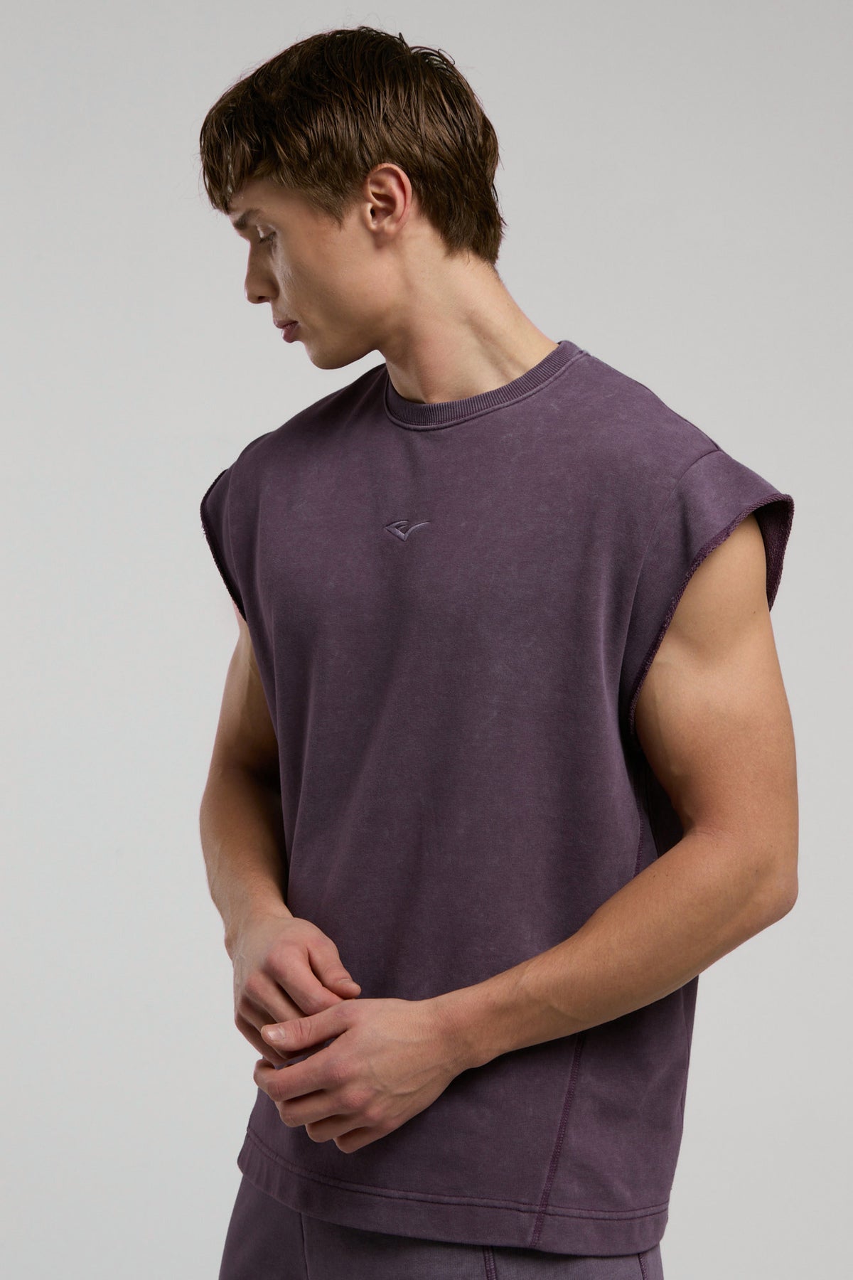 Everlast Tricou Oversized, decolteu la baza gatului si imprimeu cu logo