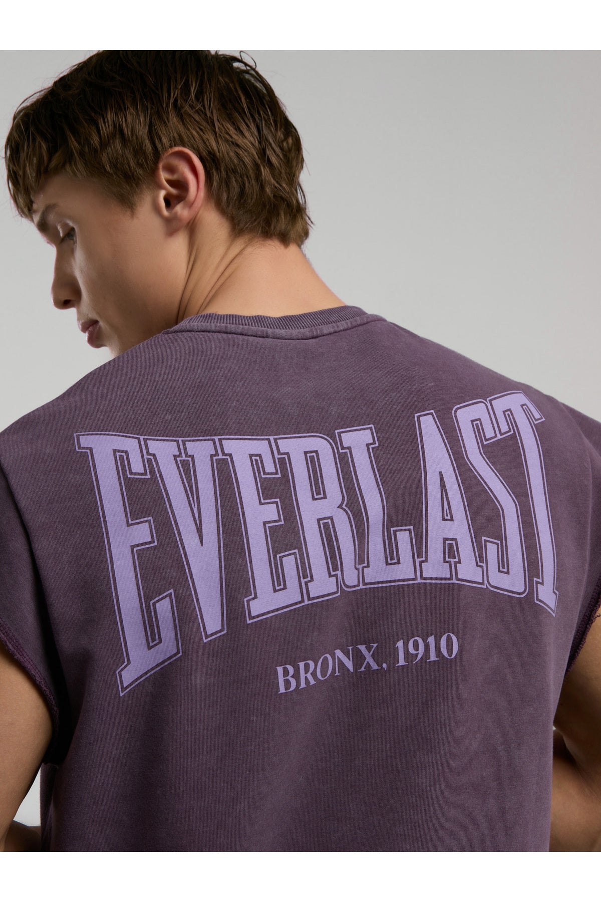 Everlast Tricou Oversized, decolteu la baza gatului si imprimeu cu logo