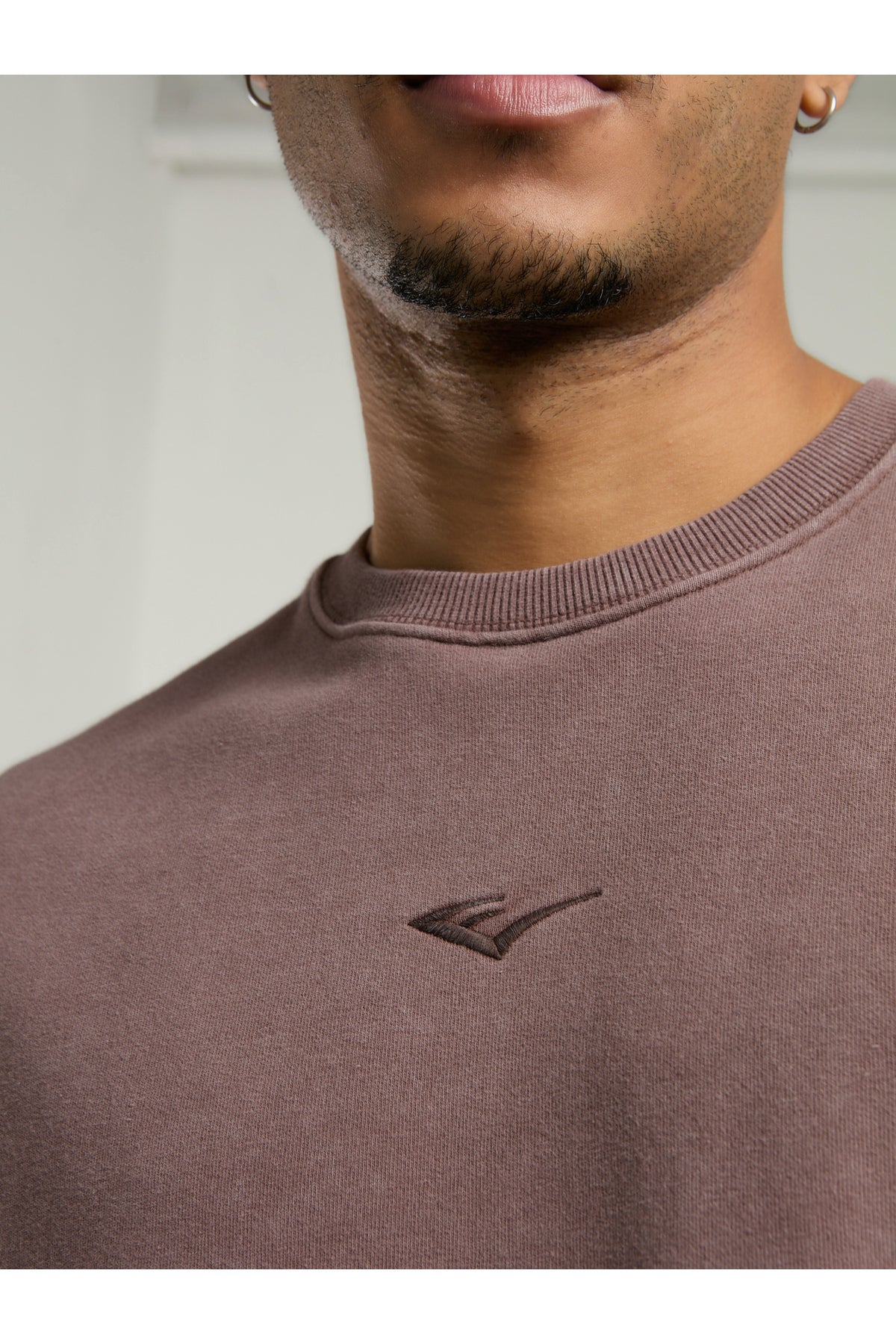 Everlast Tricou Oversized, decolteu la baza gatului si imprimeu cu logo