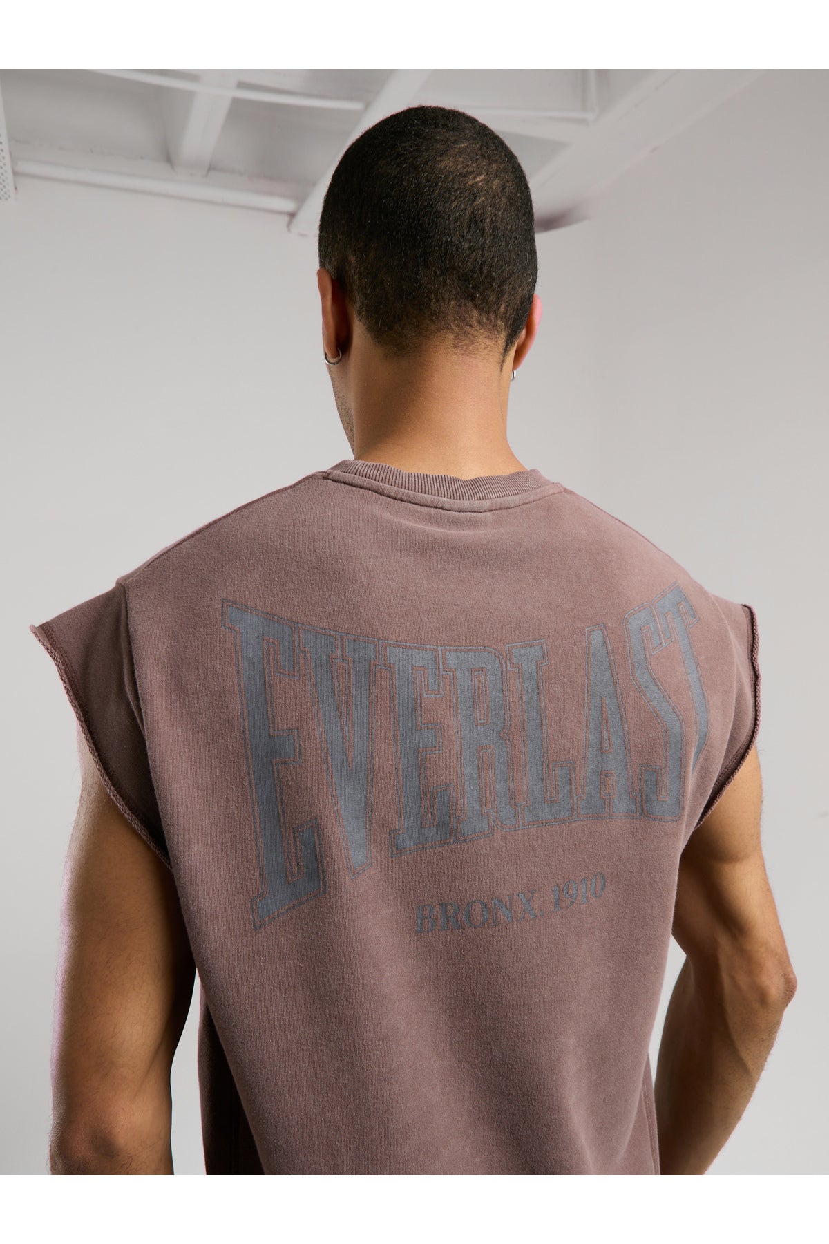 Everlast Tricou Oversized, decolteu la baza gatului si imprimeu cu logo