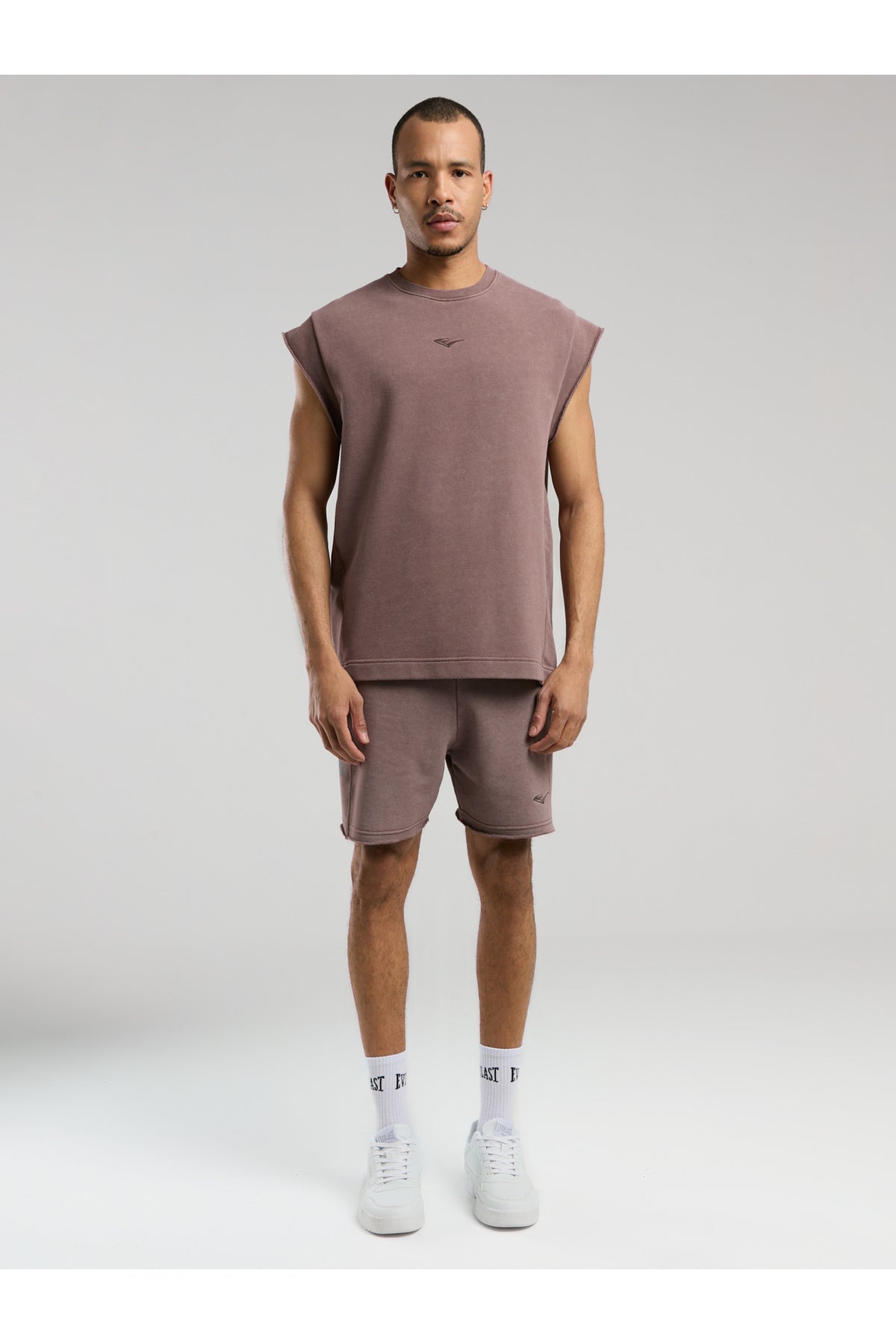 Everlast Tricou Oversized, decolteu la baza gatului si imprimeu cu logo