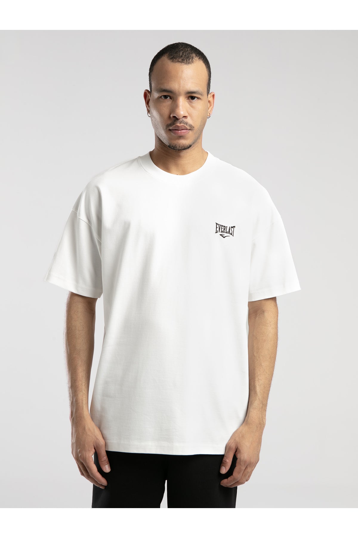 Everlast Tricou Oversized, decolteu la baza gatului si imprimeu cu logo