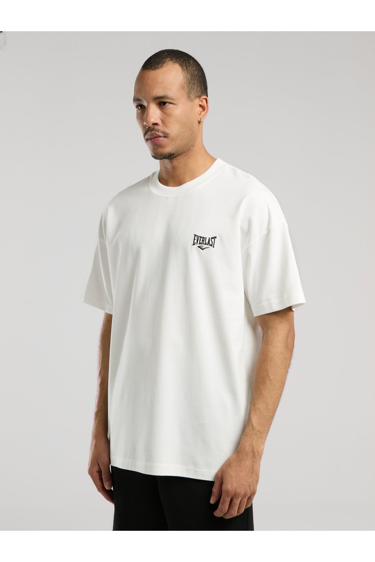 Everlast Tricou Oversized, decolteu la baza gatului si imprimeu cu logo