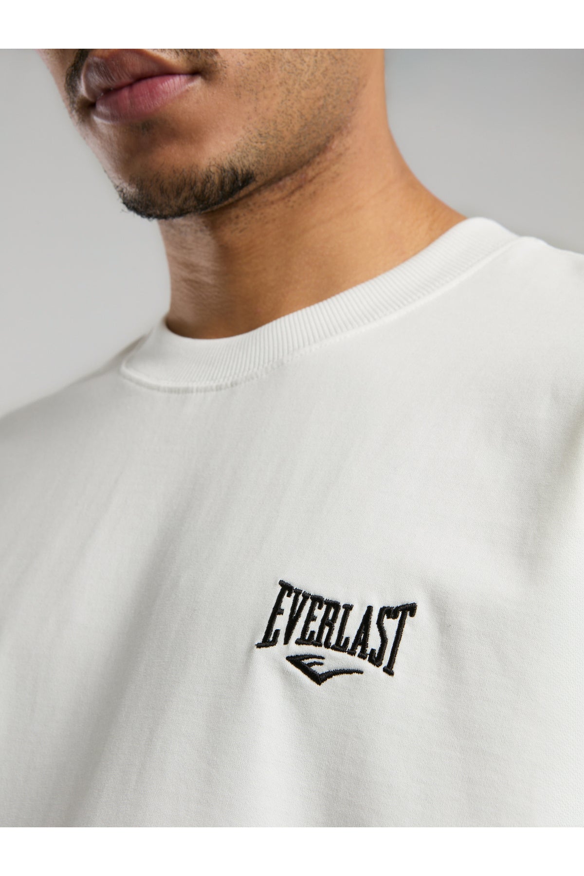 Everlast Tricou Oversized, decolteu la baza gatului si imprimeu cu logo
