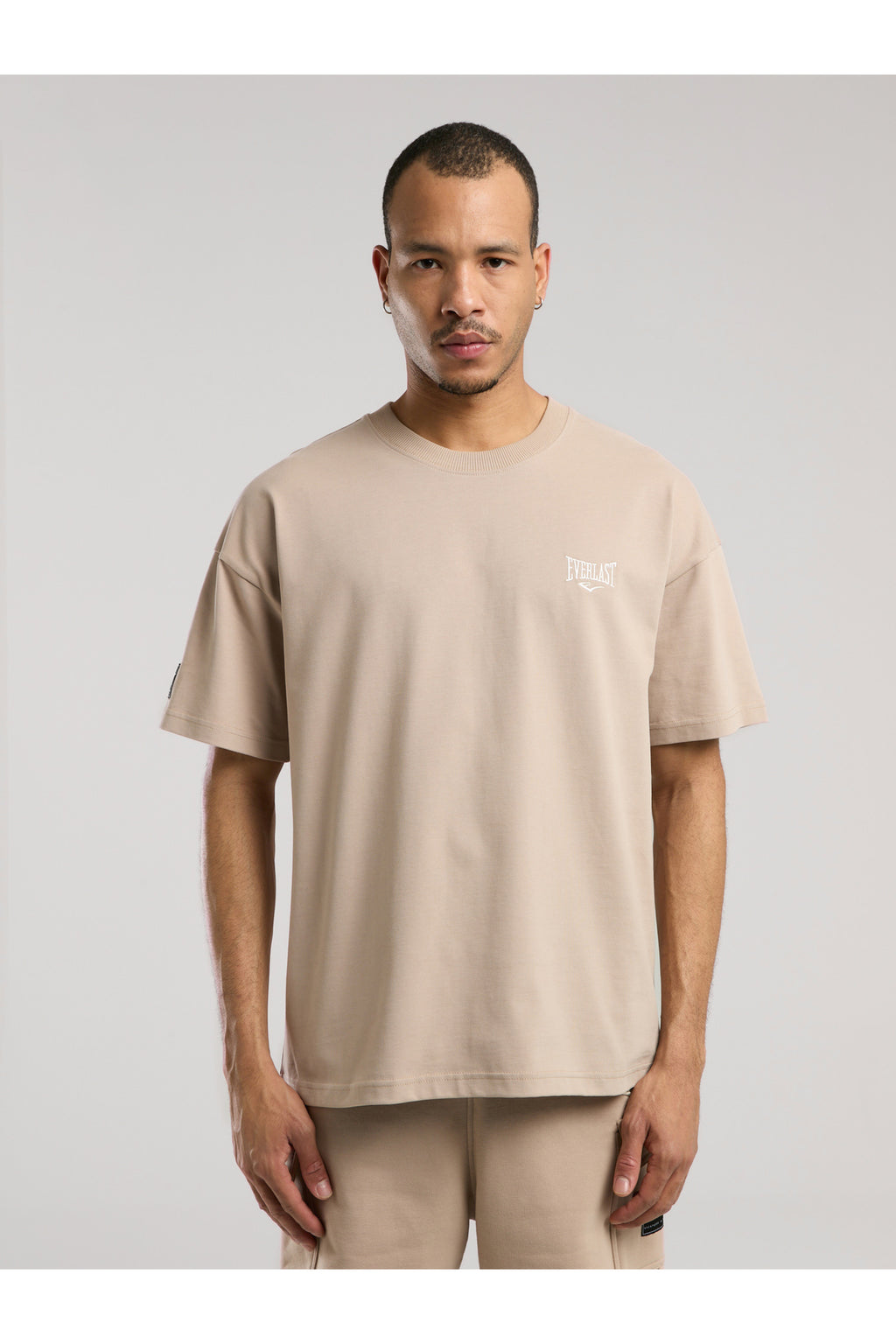 Everlast Tricou Oversized, decolteu la baza gatului si imprimeu cu logo