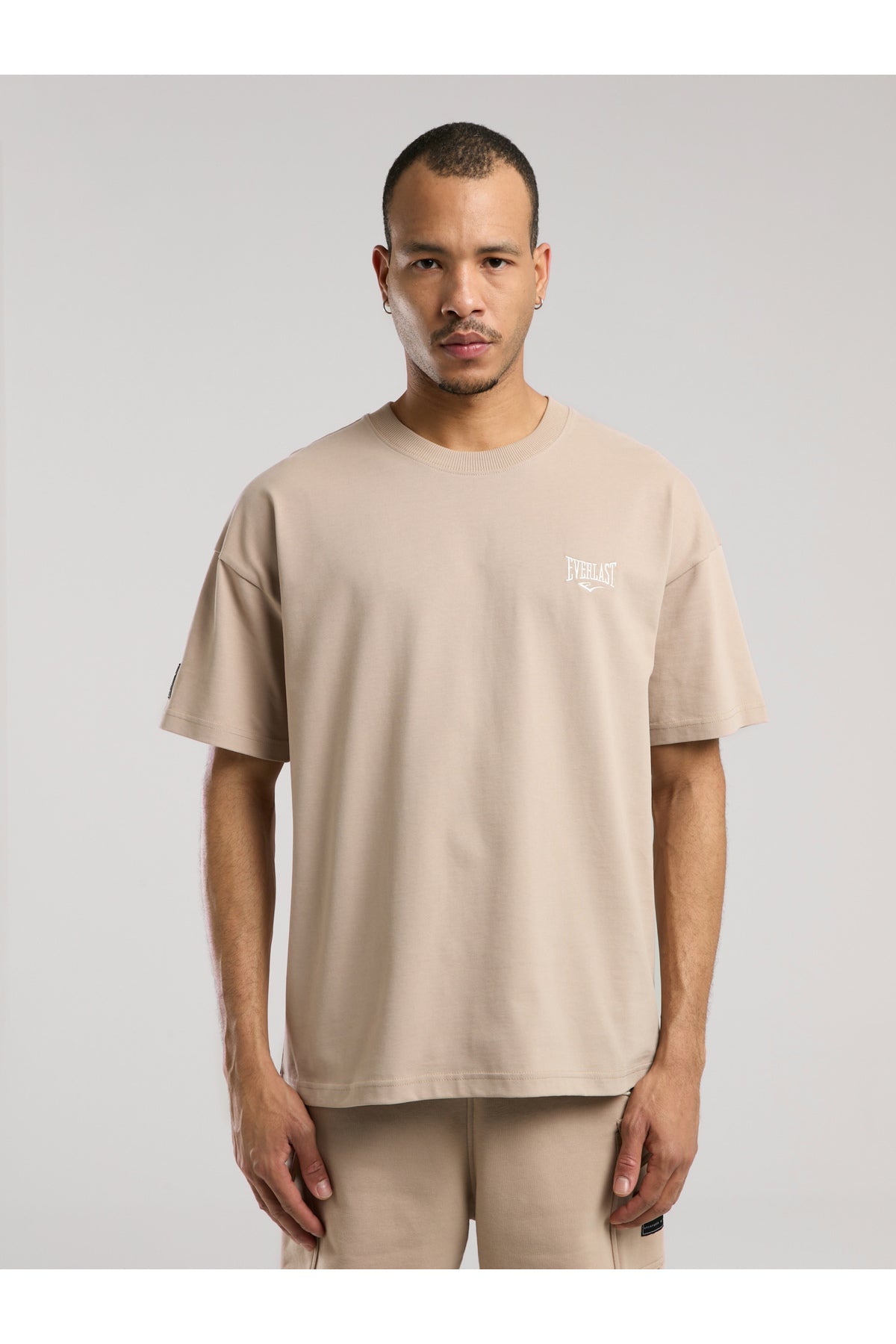 Everlast Tricou Oversized, decolteu la baza gatului si imprimeu cu logo