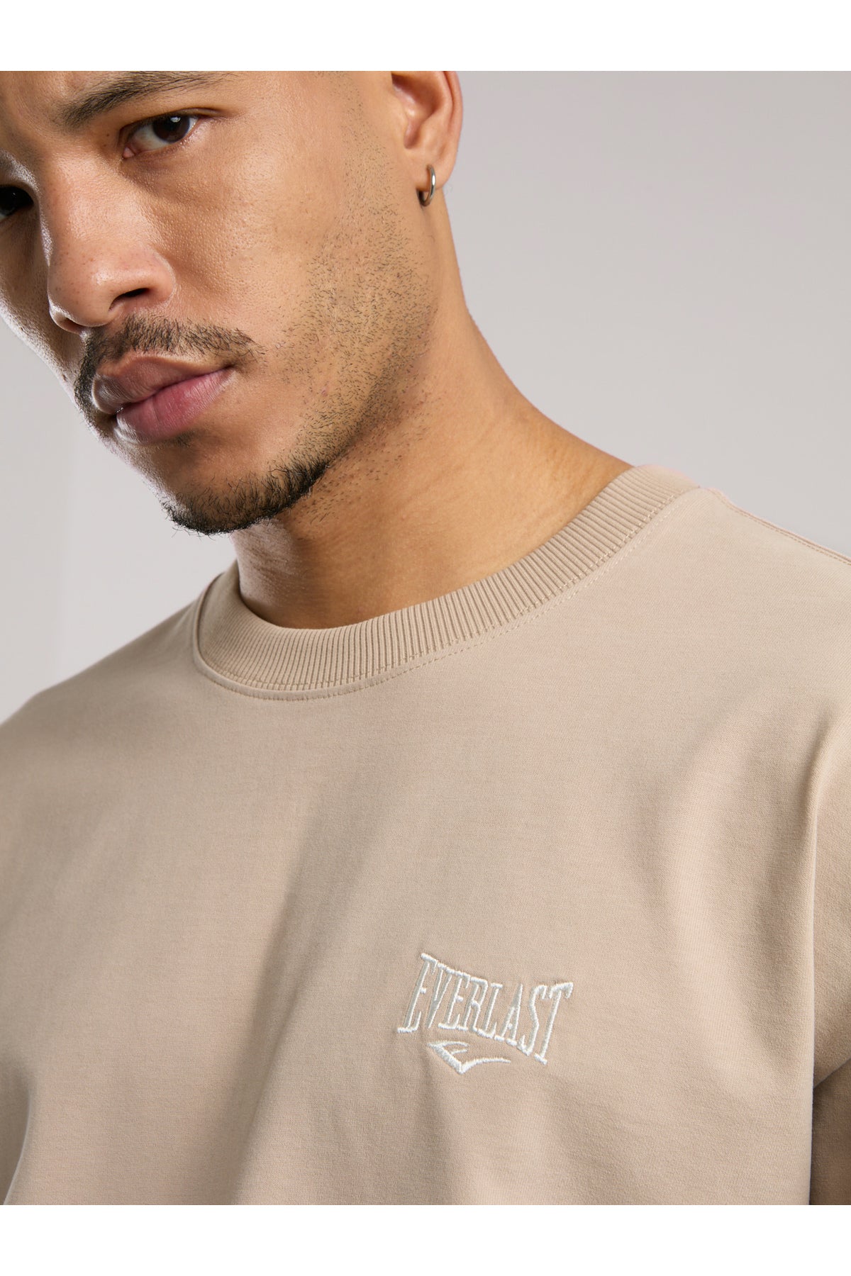 Everlast Tricou Oversized, decolteu la baza gatului si imprimeu cu logo